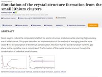 Научная статья А.В. Попова в журнале «Molecular Physics»