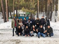 Иностранные студенты УМОС провели выходной день на лыжне