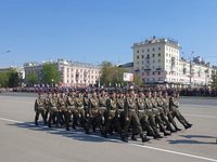 Студенты АлтГТУ участвуют в Параде Победы