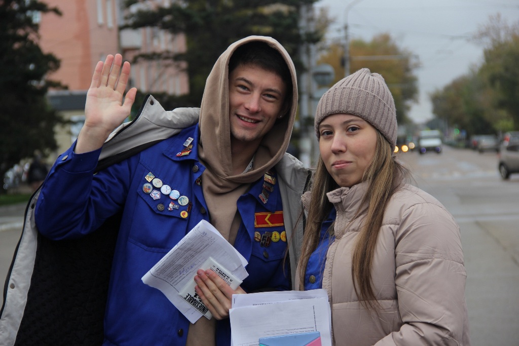 Акция стань первым. Волонтерские отряды СПО для студентов Тюмени.