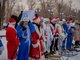 Состоялась Молодёжная массовая акция «Забег Дедов Морозов»