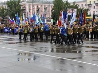 Студенческие отряды Алтая дали старт трудовому семестру. Фоторепортаж