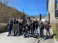 Студенты ИнБиоХим провели субботник