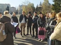 Пешеходную экскурсию «Эвакогоспитали города Барнаула» провели студенты АлтГТУ Пешеходную экскурсию «Эвакогоспитали города Барнаула» провели студенты АлтГТУ