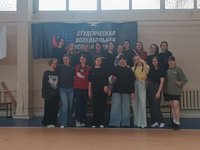 В АлтГТУ в спортивном зале корпуса «Д» прошла товарищеская встреча среди девушек по волейболу