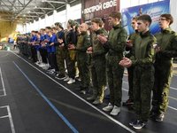 В манеже АлтГТУ проходит военно-спортивный конкурс «А ну-ка, парни!»