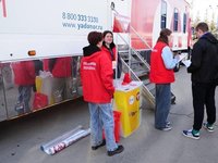 Первый день донорской акции завершился